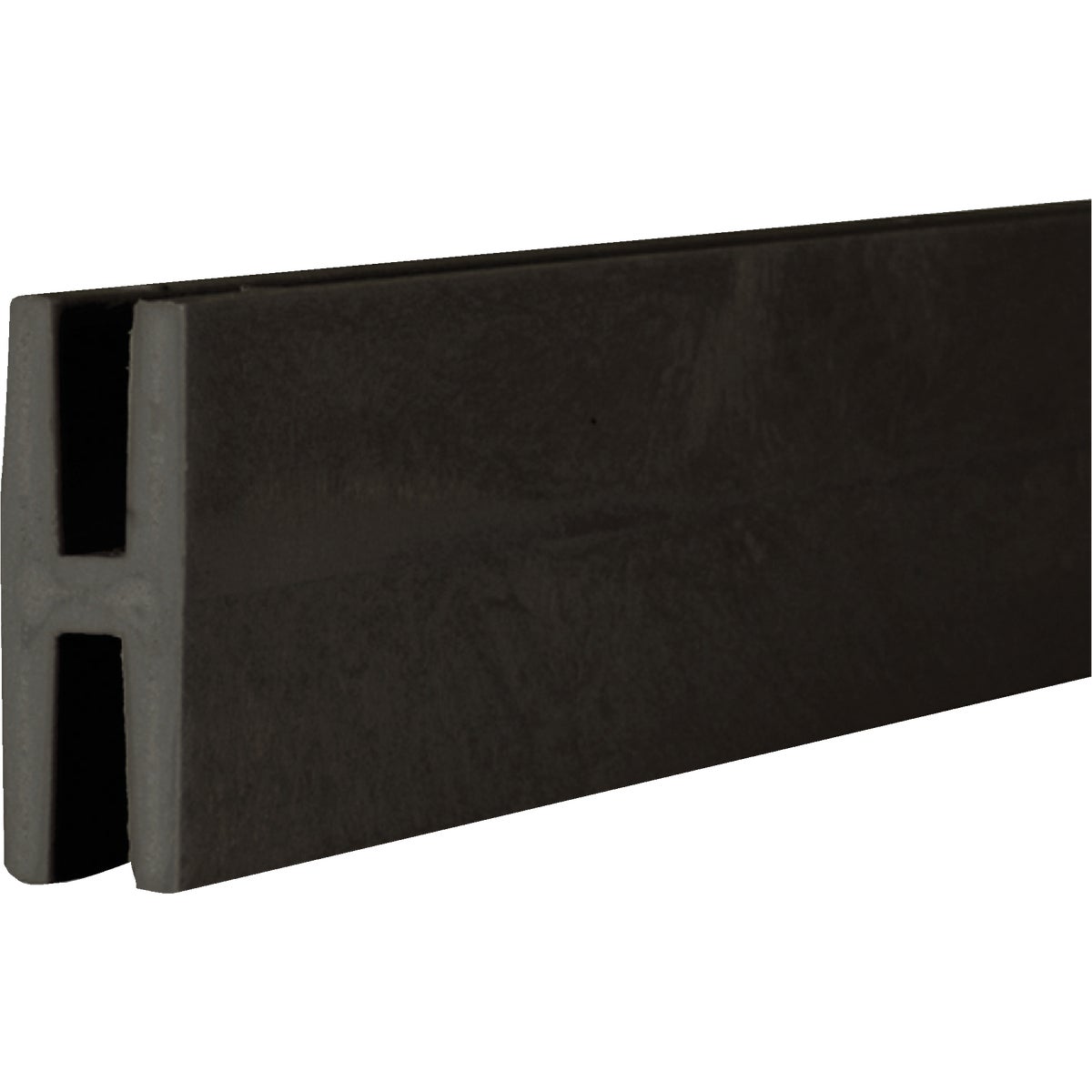 Deckorators 1-31/32 In W x 97 In L x 3/4 In D Black Vinyl Panel H-Divider Image 1