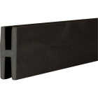 Deckorators 1-31/32 In W x 97 In L x 3/4 In D Black Vinyl Panel H-Divider Image 1