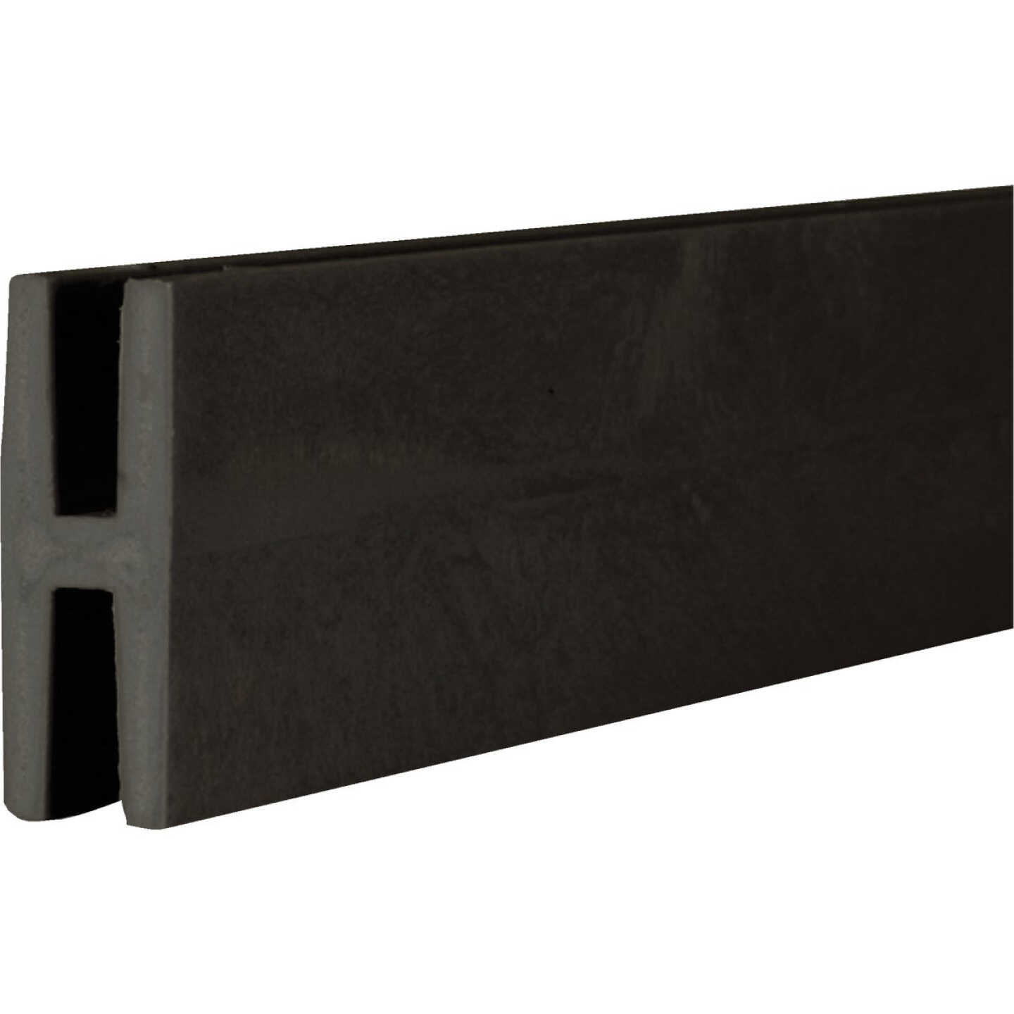Deckorators 1-31/32 In W x 97 In L x 3/4 In D Black Vinyl Panel H-Divider Image 1