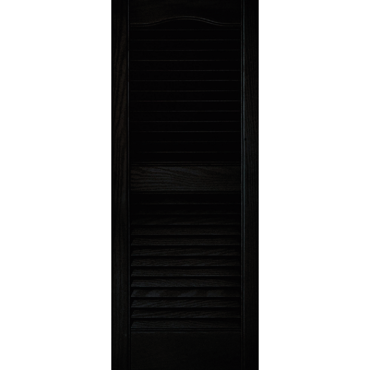 Builders Edge 15 In. x 36 In. Vinyl Louvered Shutter, (2-Pack)