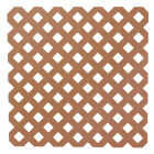 Deckorators 4 Ft. W x 8 Ft. L x 1/8 In. Thick Redwood Vinyl Privacy Lattice Panel Image 1