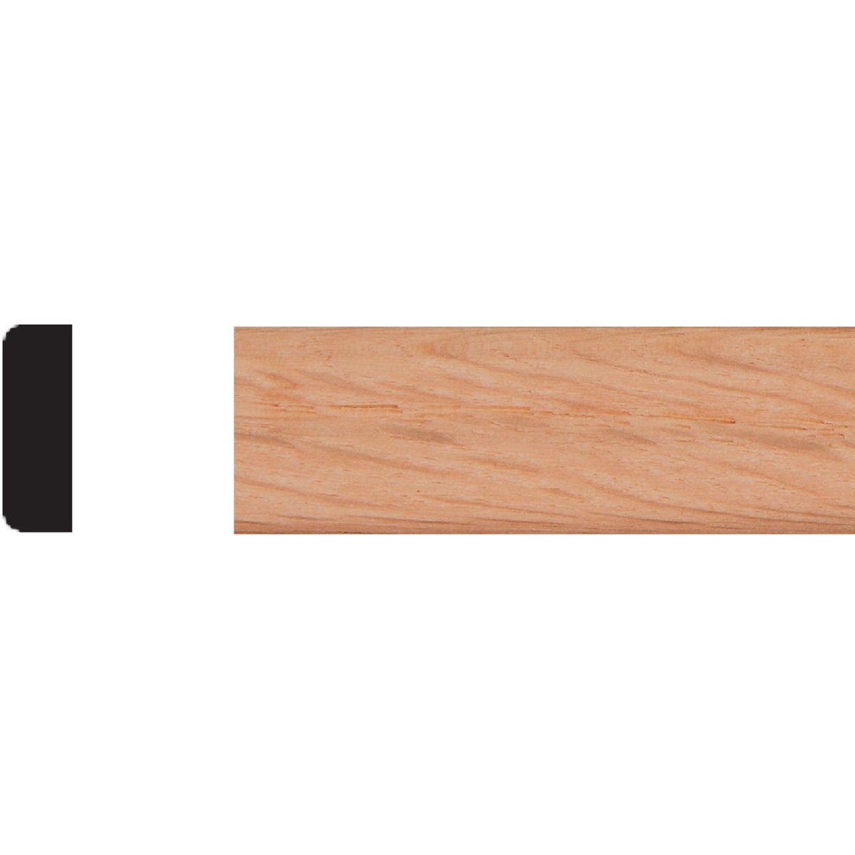 House of Fara 1/4 In. x 3/4 In. x 8 Ft. Unfinished Red Oak Screen Bead Molding