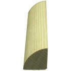 Alexandria Moulding 11/16 In. W. x 11/16 In. H. x 8 Ft. L. Hemlock Quarter Round Molding Image 1