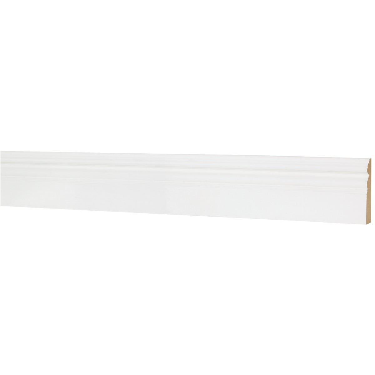 House of Fara 5/8 In. W. x 4 In. H. x 8 Ft. L. White MDF Victorian Base Molding Image 2