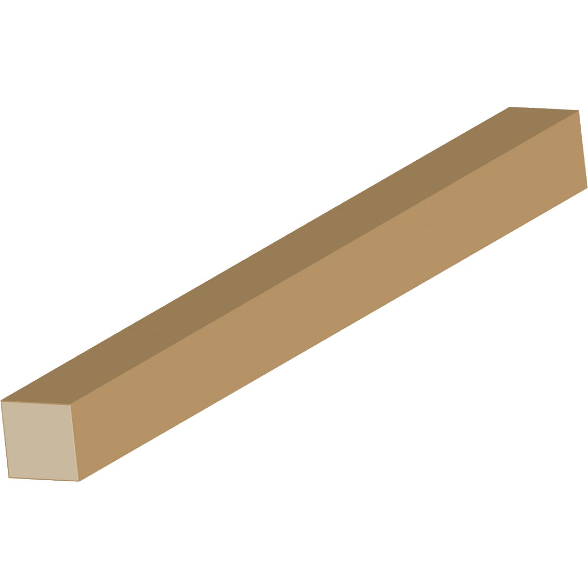 Cedar Creek LWM238 1 In. x 1 In. x 8 Ft. Solid Pine Square Molding