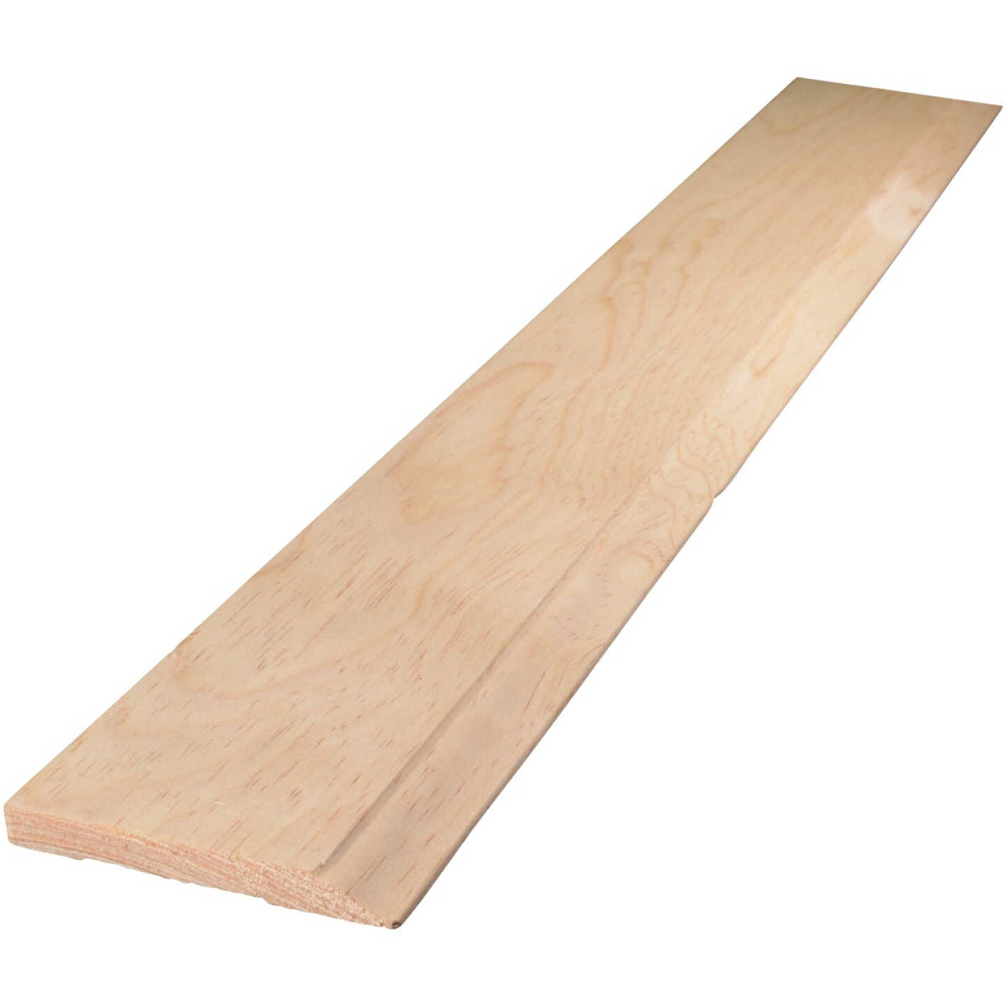 Alexandria Moulding 7/16 In. W. x 3-1/4 In. H. x 8 Ft. L. Solid Pine Colonial Base Molding Image 1