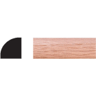 House of Fara 3/4 In. W. x 3/4 In. H. x 96 In. L. Solid Red Oak Quarter Round Image 1