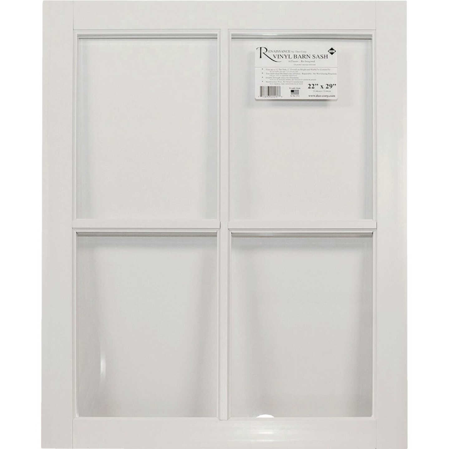 Duo-Crop. Renaissance 24 In. x 29 In. Vinyl Barn Sash Image 1