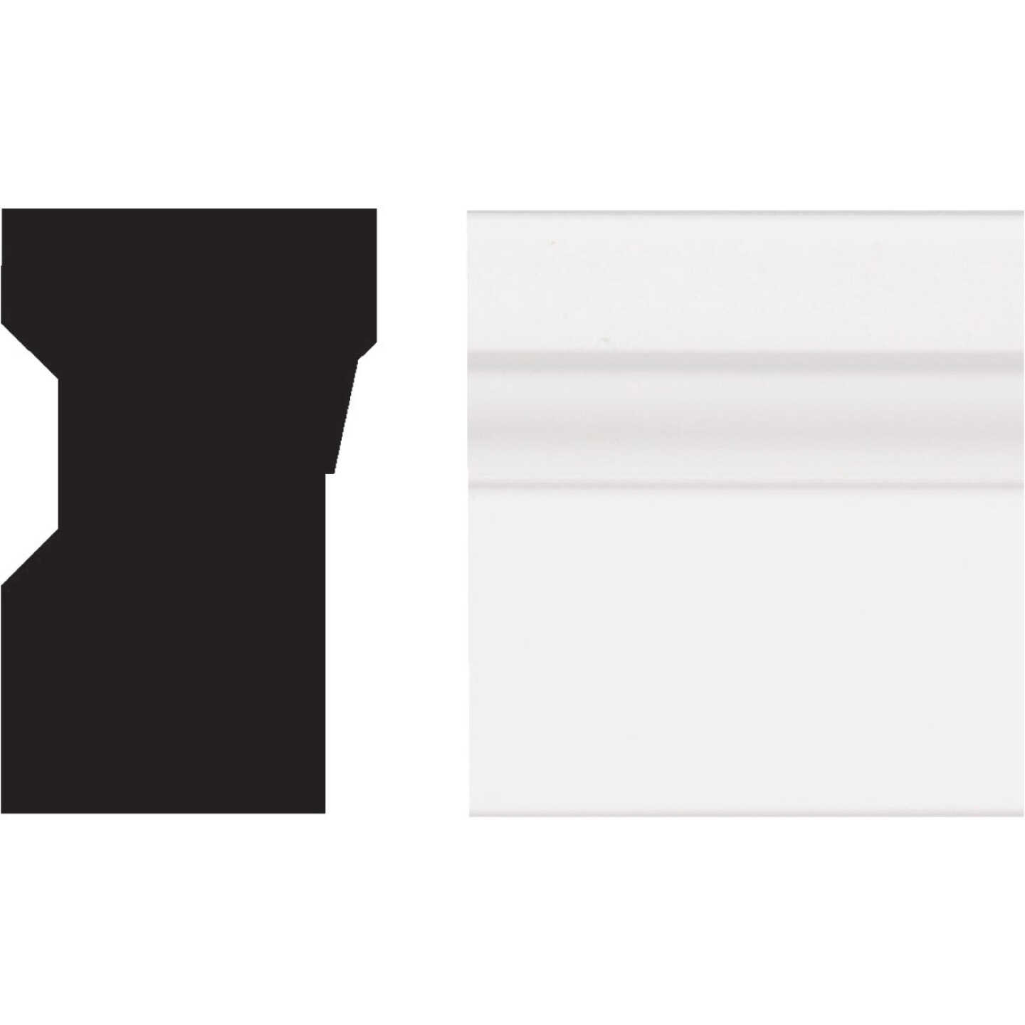 Royal 2 In. x 10 Ft. PVC Brick Molding Image 1