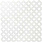 Deckorators 4 Ft. W x 8 Ft. L x 1/8 In. Thick White Vinyl Privacy Lattice Panel Image 1