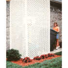 Deckorators 4 Ft. W x 8 Ft. L x 1/8 In. Thick White Vinyl Privacy Lattice Panel Image 2