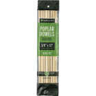 Madison Mill 3/8 In. x 12 In. Poplar Dowel Rod (8 Pieces) Image 1