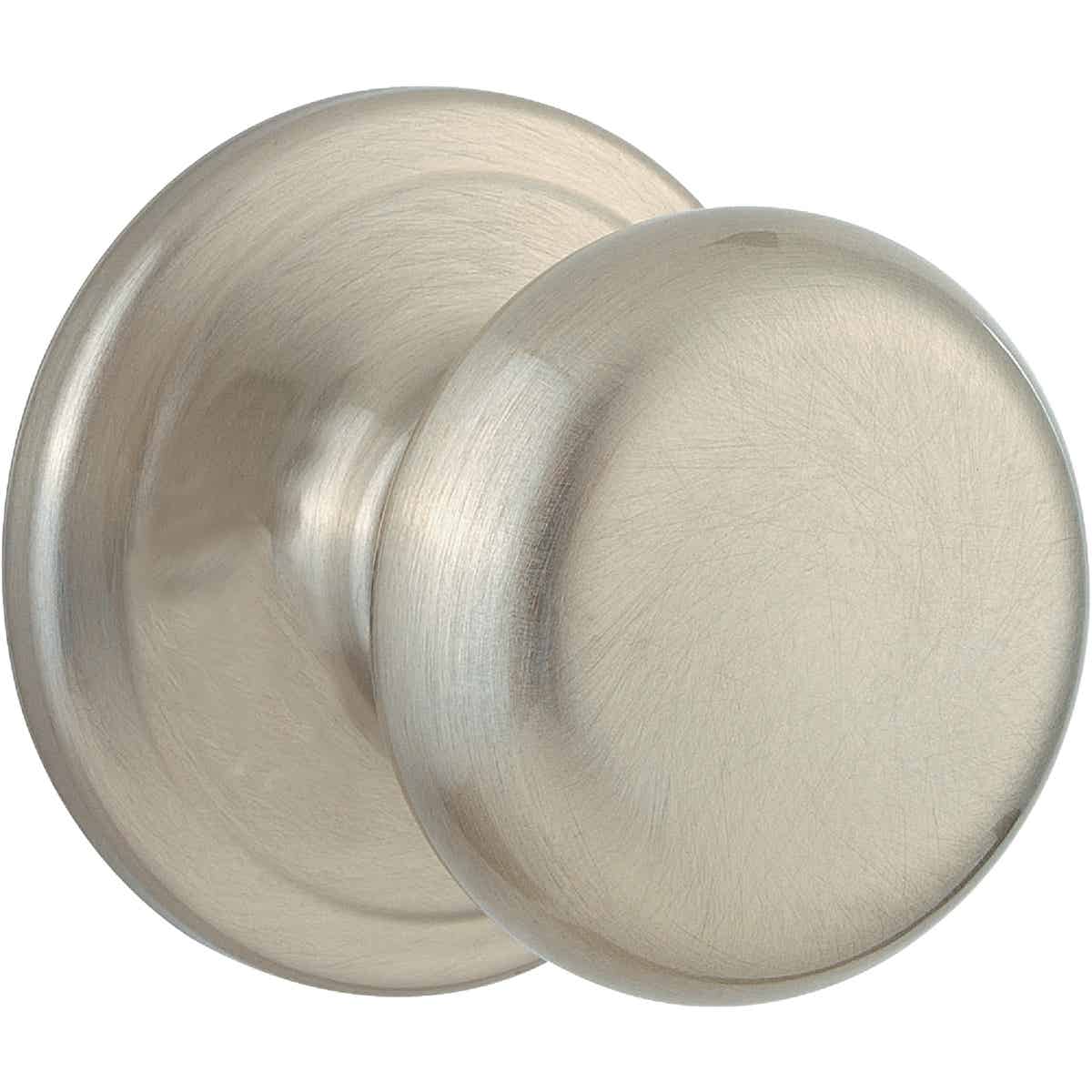 Kwikset Signature Series Satin Nickel Hall & Closet Door Knob Image 1