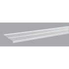 Organized Living FreedomRail 4 Ft. W. x 12 in. D Profile Ventilated Closet Shelf, White Image 1