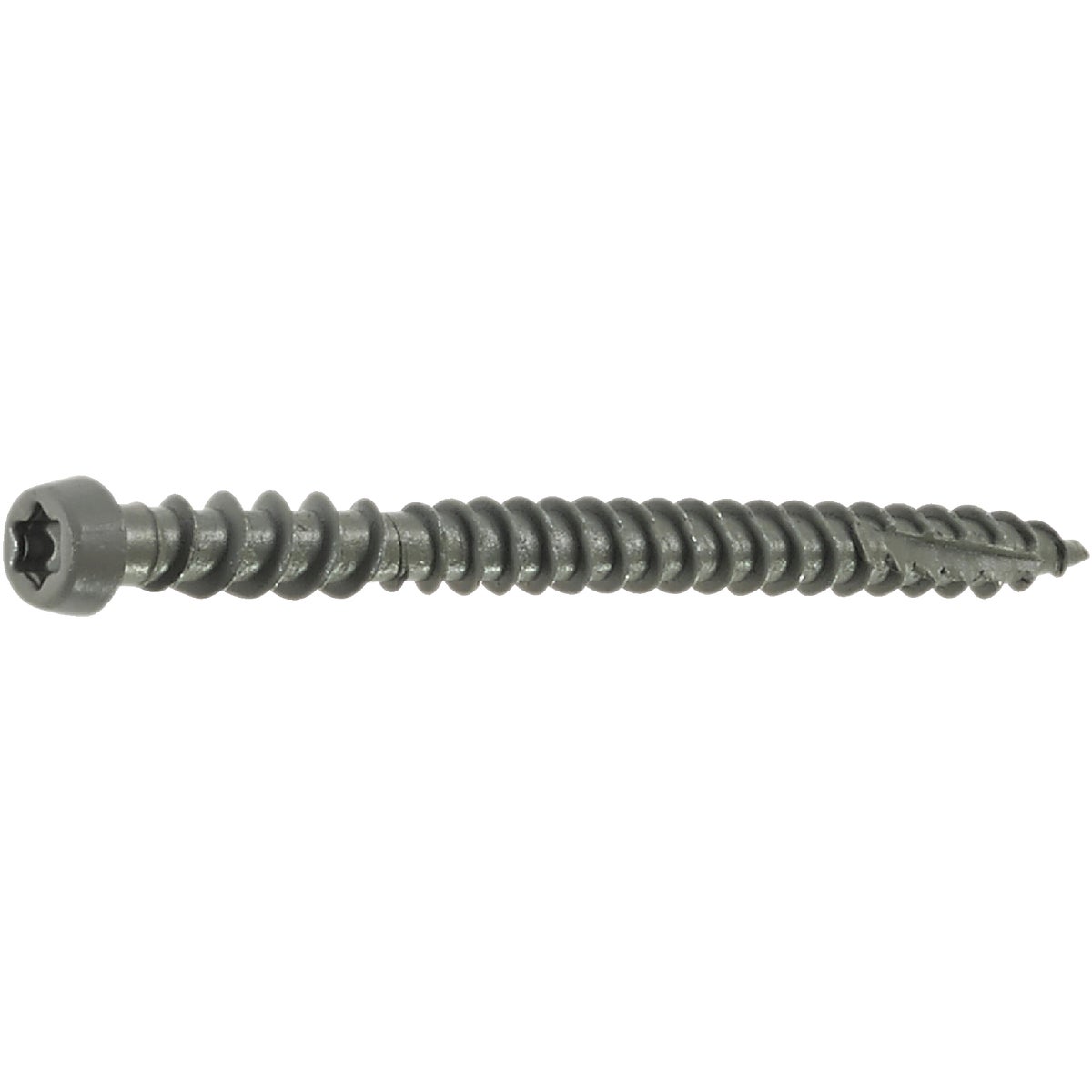 Fastenmaster TrapEase #10 x 2-1/2 In. Gray Ultimate Composite Deck Screw (350-Count Pail) Image 4