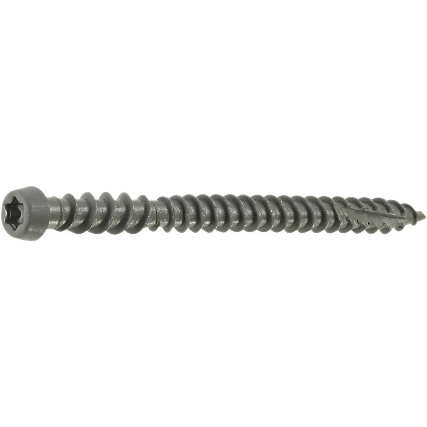 Fastenmaster TrapEase #10 x 2-1/2 In. Gray Ultimate Composite Deck Screw (350-Count Pail) Image 4
