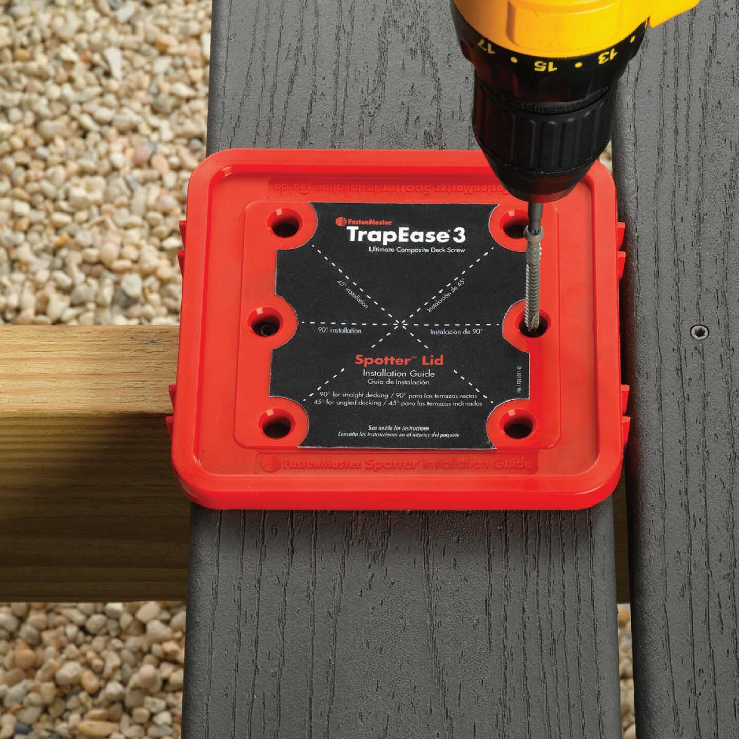 Fastenmaster TrapEase #10 x 2-1/2 In. Brown Ultimate Composite Deck Screw (350-Count Pail) Image 2