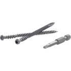 FastenMaster TrapEase #10 x 2-1/2 In. Gray Ultimate Composite Deck Screw (1050-Count Pail) Image 2