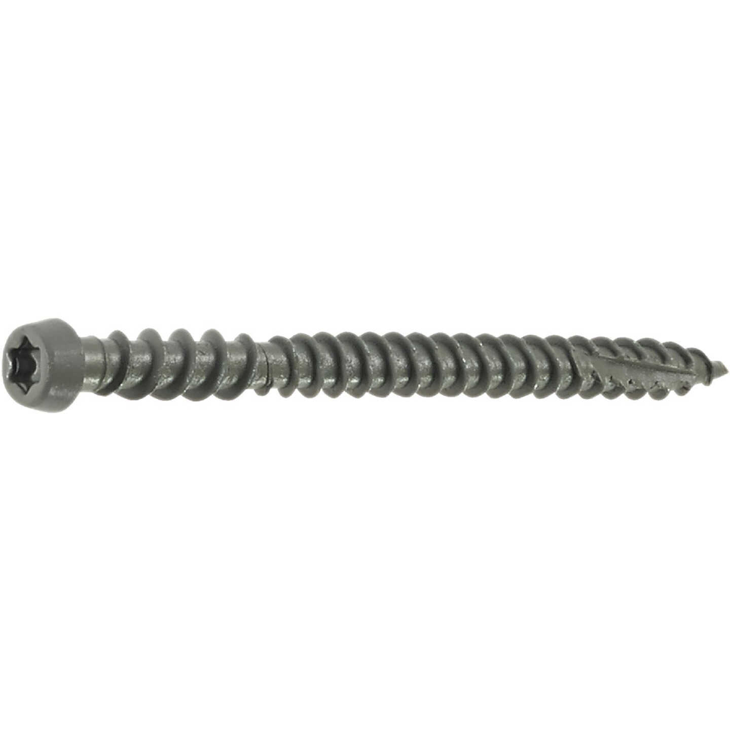 FastenMaster TrapEase #10 x 2-1/2 In. Gray Ultimate Composite Deck Screw (1050-Count Pail) Image 4