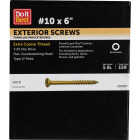 Do it #10 x 6 In. Gold Star Drive Bugle-Head Wood Exterior Screw (5 Lb. Box) Image 1