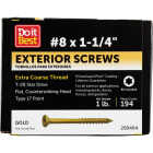 Do it #8 x 1-1/4 In. Gold Star Bugle-Head Wood Exterior Screw (1 Lb. Box) Image 1