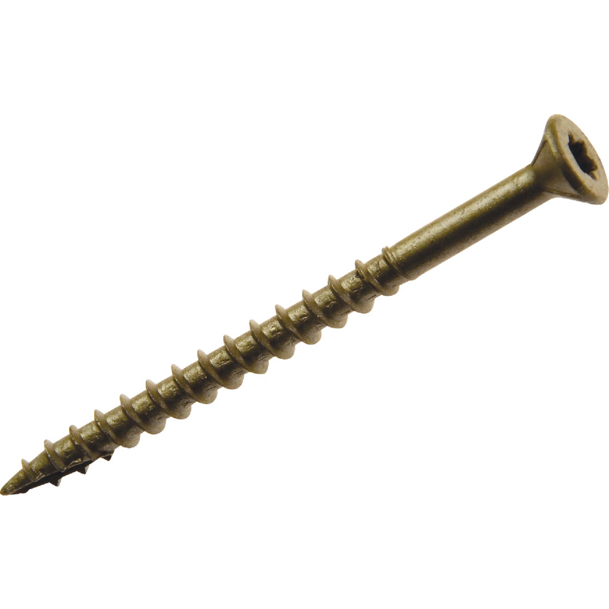 Do it Best PrimeGuard Plus #8 x 1-5/8 In. Star Drive Gold Wood Deck Screw (25 Lb.)