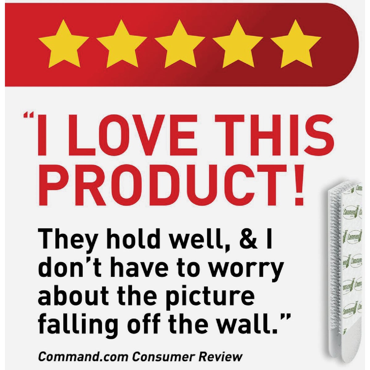 Command 10 lb White Picture Hanging Strips, 4 Pairs Image 4