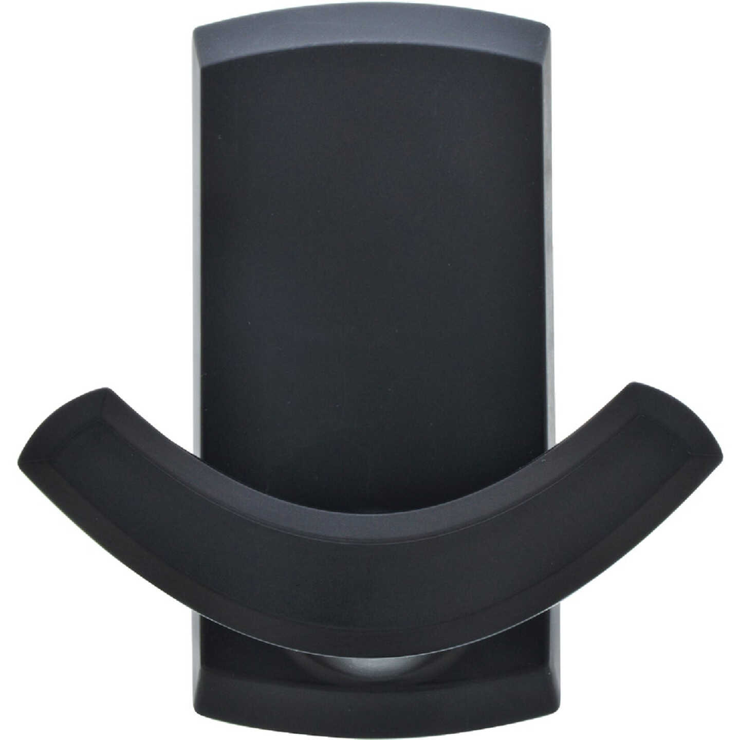 Hillman High and Mighty 20 Lb. Capacity Black Rectangular Decorative Double Hook Image 2