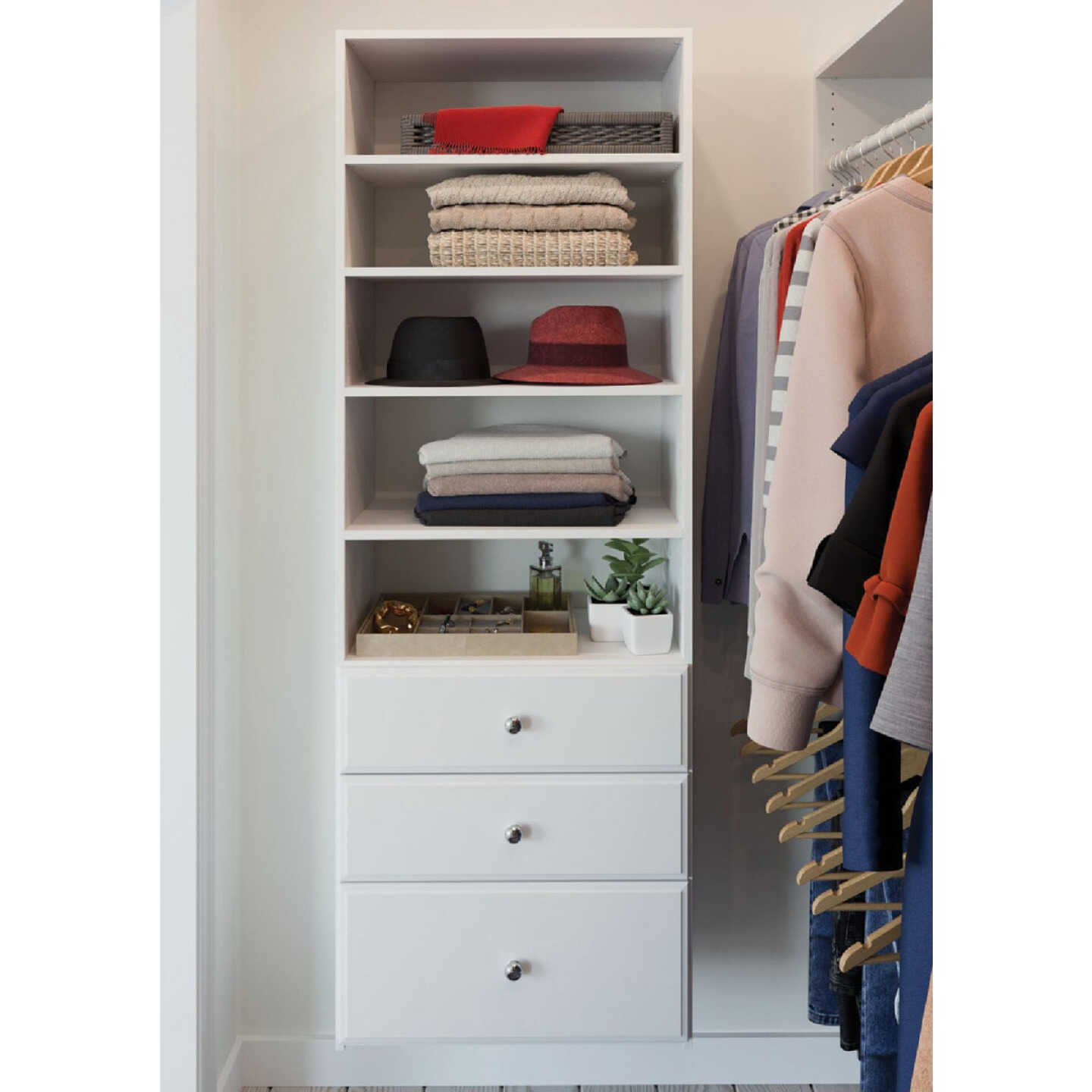 Easy Track 12 In. White Deluxe Drawer Image 2