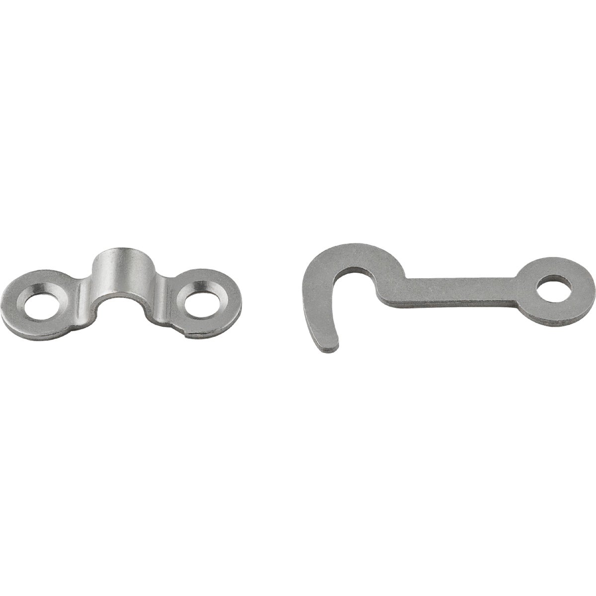 National Hardware Satin Nickel Decorative Hook and Staple (2 Count) Image 1
