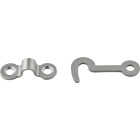 National Hardware Satin Nickel Decorative Hook and Staple (2 Count) Image 1