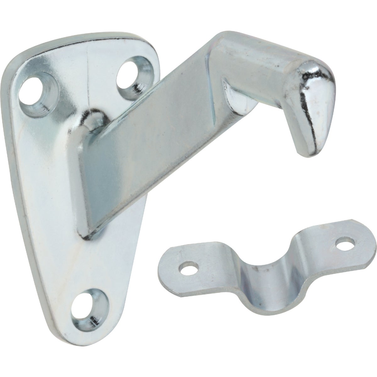 National Hardware Zinc Die-Cast with Steel Strap Handrail Bracket