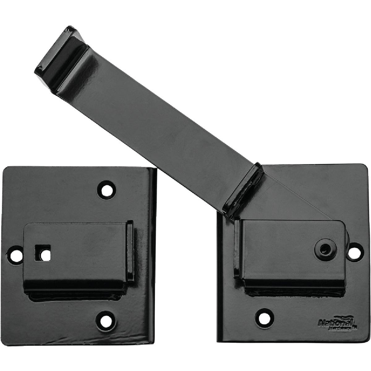 National Hardware Heavy-Duty Black Flip Gate Latch Image 2