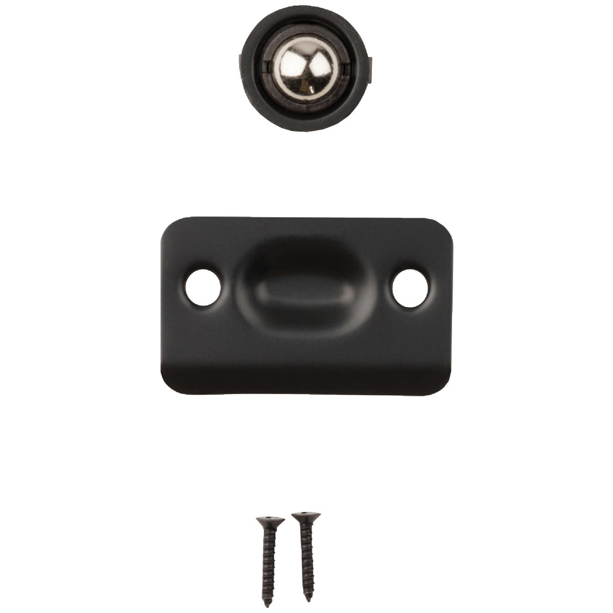National Hardware Oil Rubbed Bronze Drive-In Ball Catch Image 4