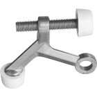 National Hardware Satin Nickel Adjustable Hinge Pin Door Stop Image 1