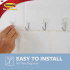Command Medium Adhesive Strips, Clear, 12 Strips Image 2
