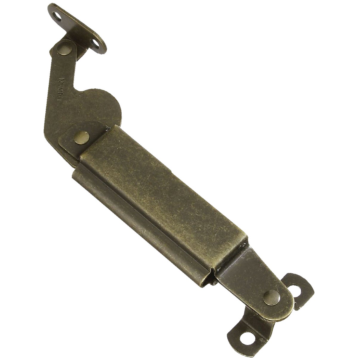National Hardware Antique Brass Left-Handed Spring Lid Support