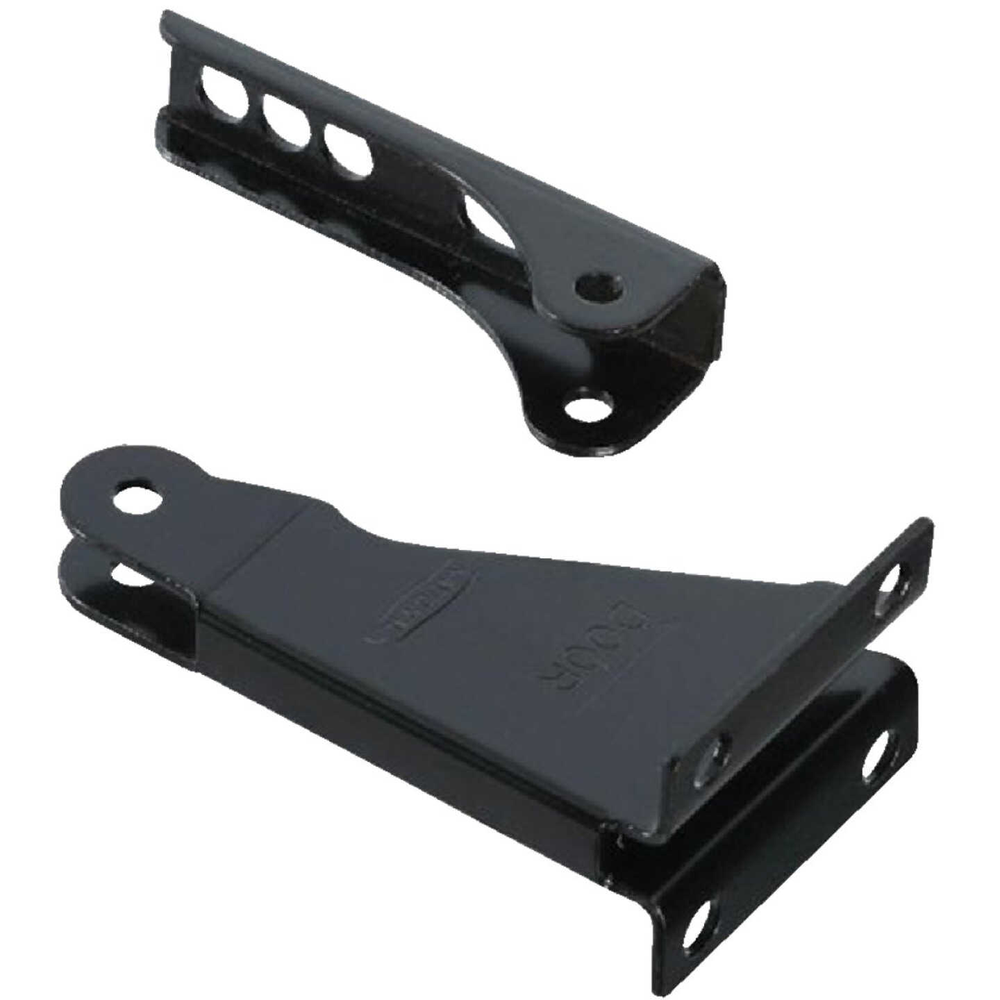 National Hardware Black Jamb Bracket Image 1