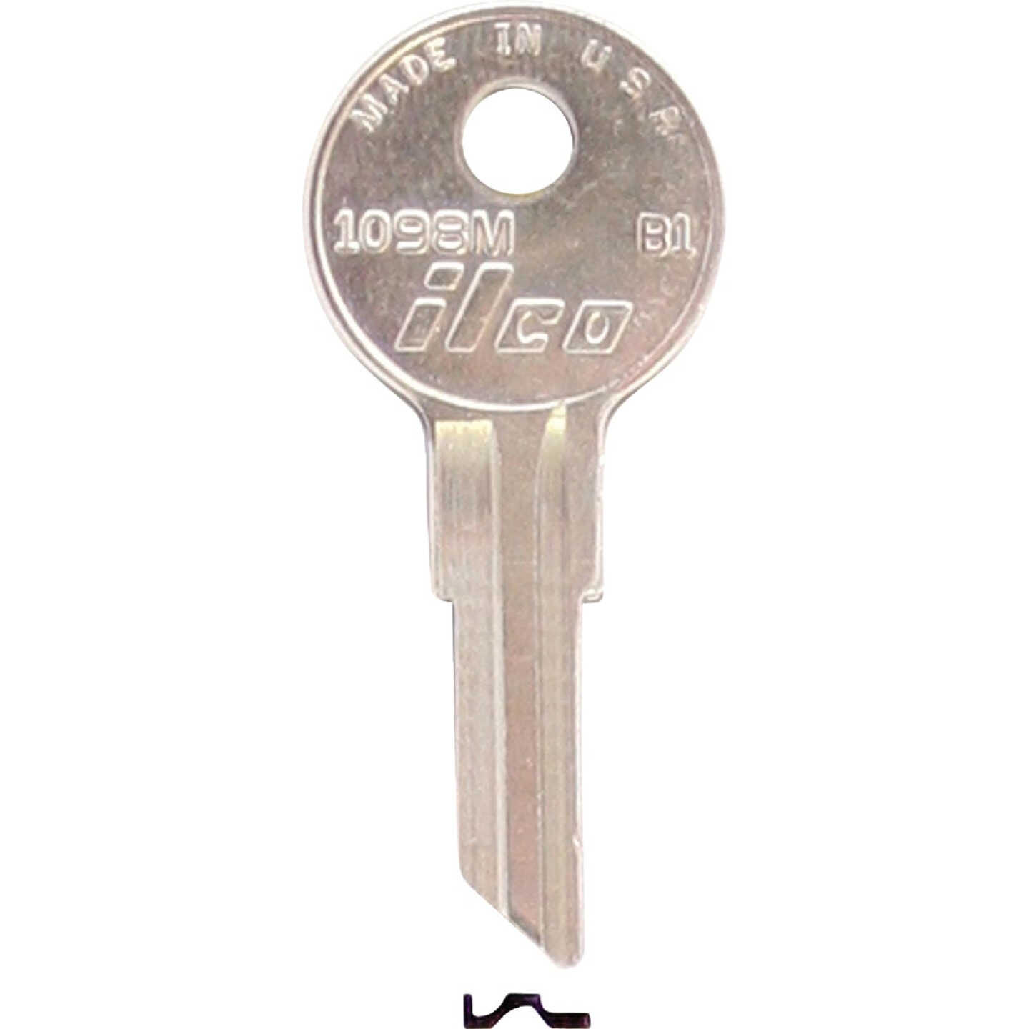 ILCO Briggs B1 Nickel Plated Lawn Mower Key, 1098M (10-Pack) Image 1