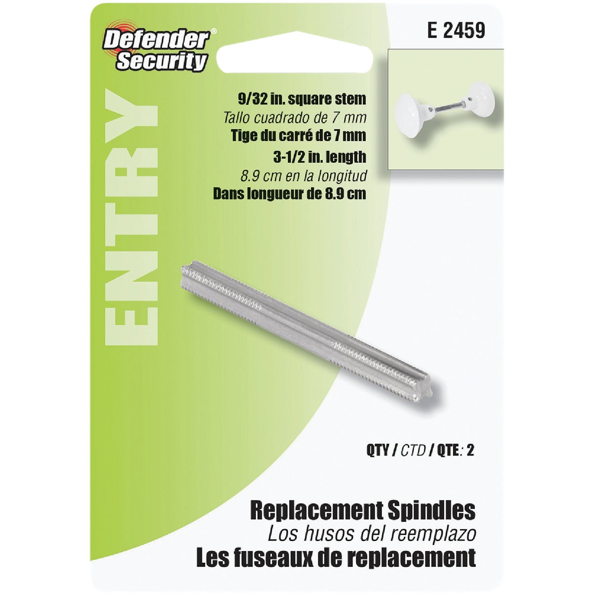 Defender Security Replacement Spindles (2-Pack) Image 2