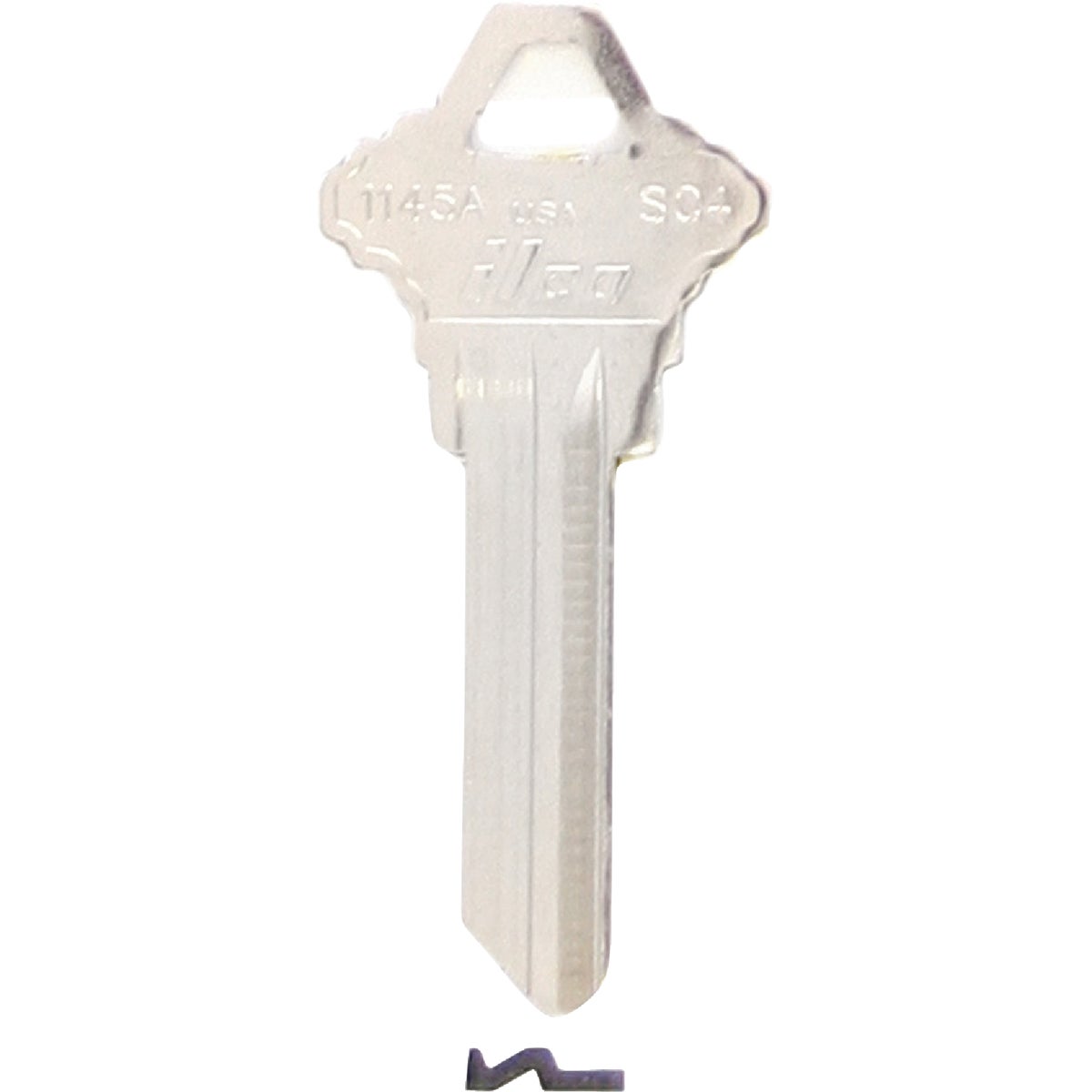ILCO Schlage Nickel Plated House Key, SC4 / 1145A (10-Pack) Image 1