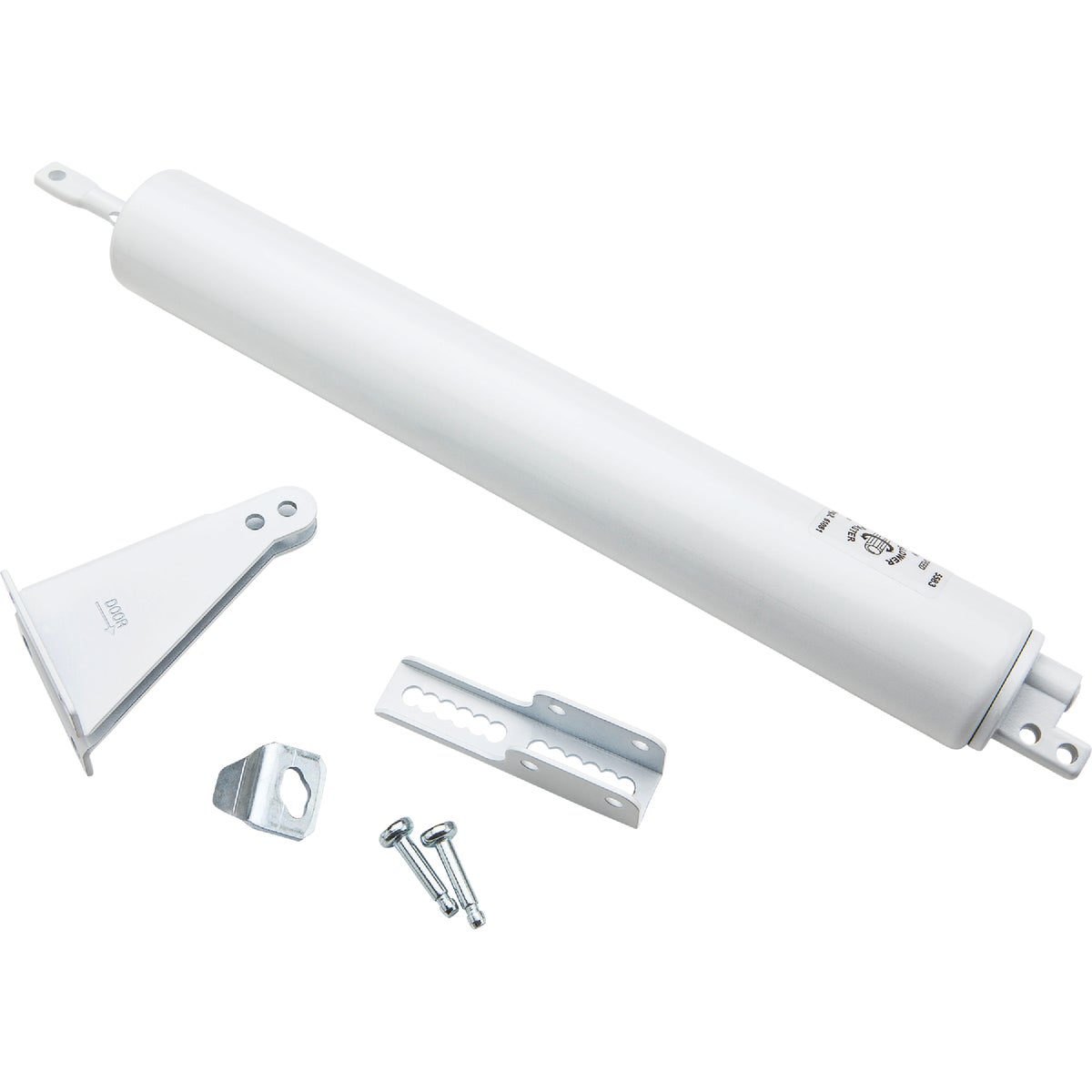 National Hardware White Heavy-Duty Pneumatic Screen Door Closer