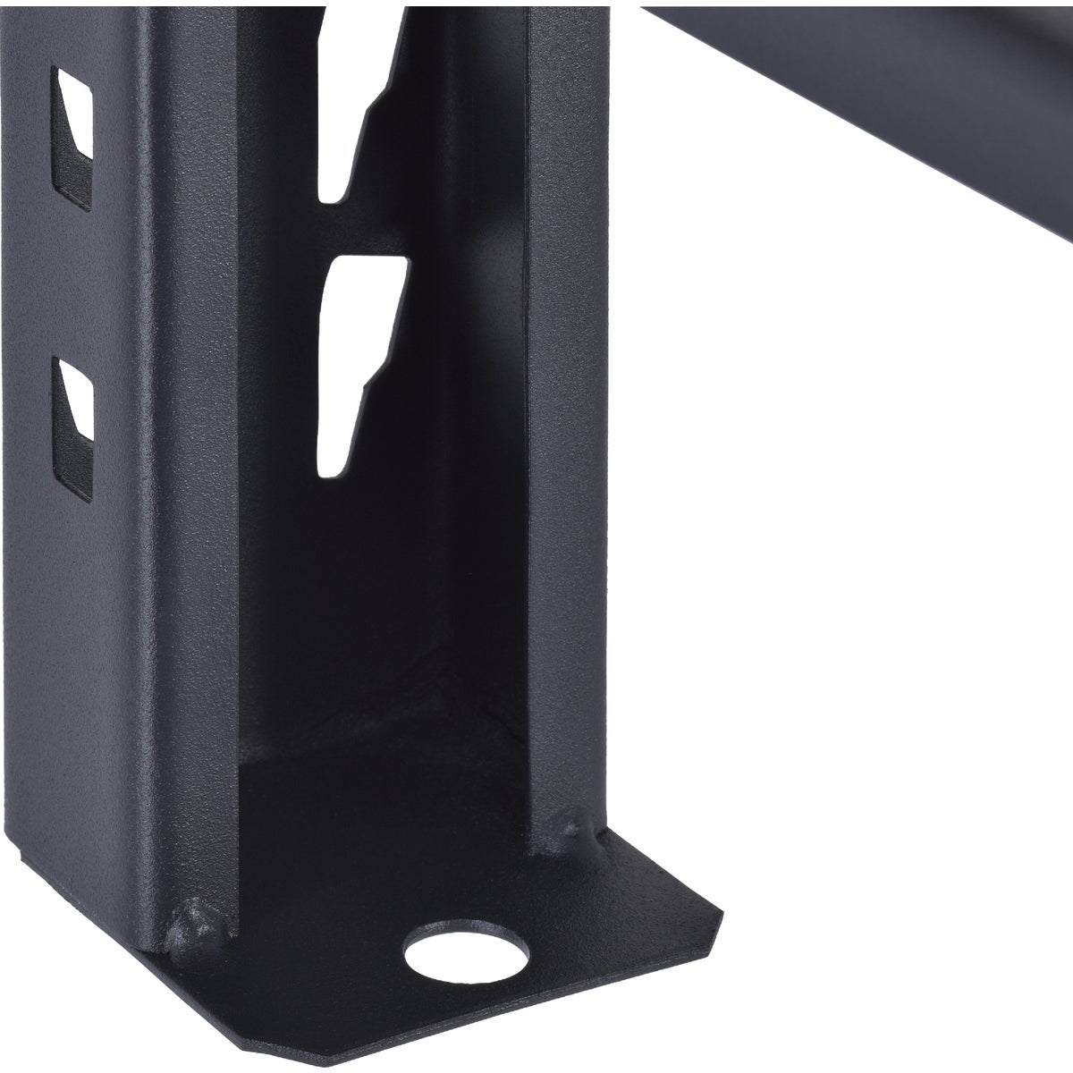 Muscle Rack 77 In. W. x 24 In. D. x 72 In. H. 4-Tier Black Steel Welded Rack Image 5