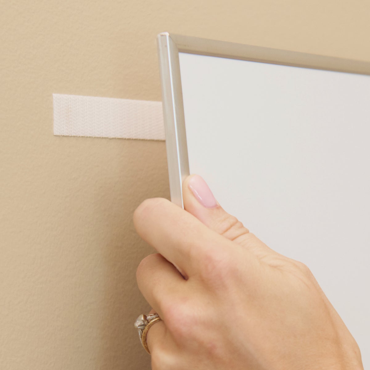 Wrap-It Storage Stick 'Em 3/4 In. x 3-1/2 In. White Hook & Loop Strip (8-Count) Image 3