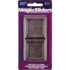 Magic Sliders 1-3/4 In. Square Non-Skid Furniture Leg Cup (4-Pack) Image 1