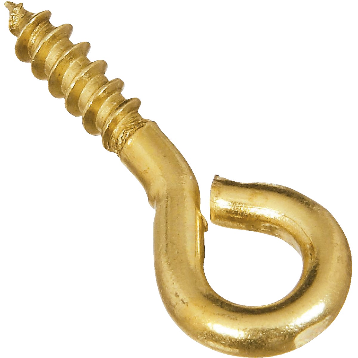 National Hardware #212 Brass Small Screw Eye (7-Count)