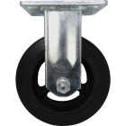 Shepherd Hardware 5 In. General-Duty Rubber Rigid Plate Caster Image 1