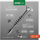 SPAX #14 x 2-1/2 In. T30 Plus Flat Head HCR-X (Exterior Rated) Deck Screw (55-Count) Image 3