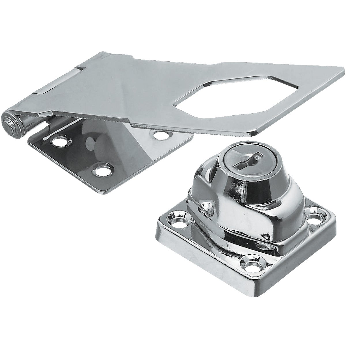National Hardware 4-1/2 In. Keyed Alike Hasp Lock