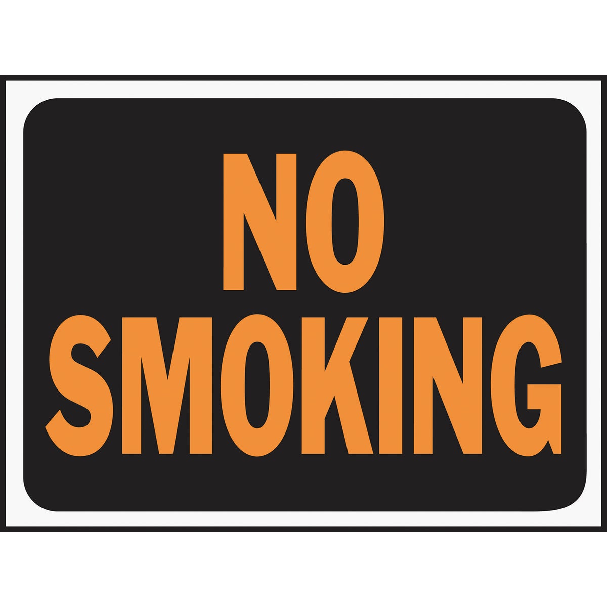 Hy-Ko 9x12 Plastic Sign, No Smoking